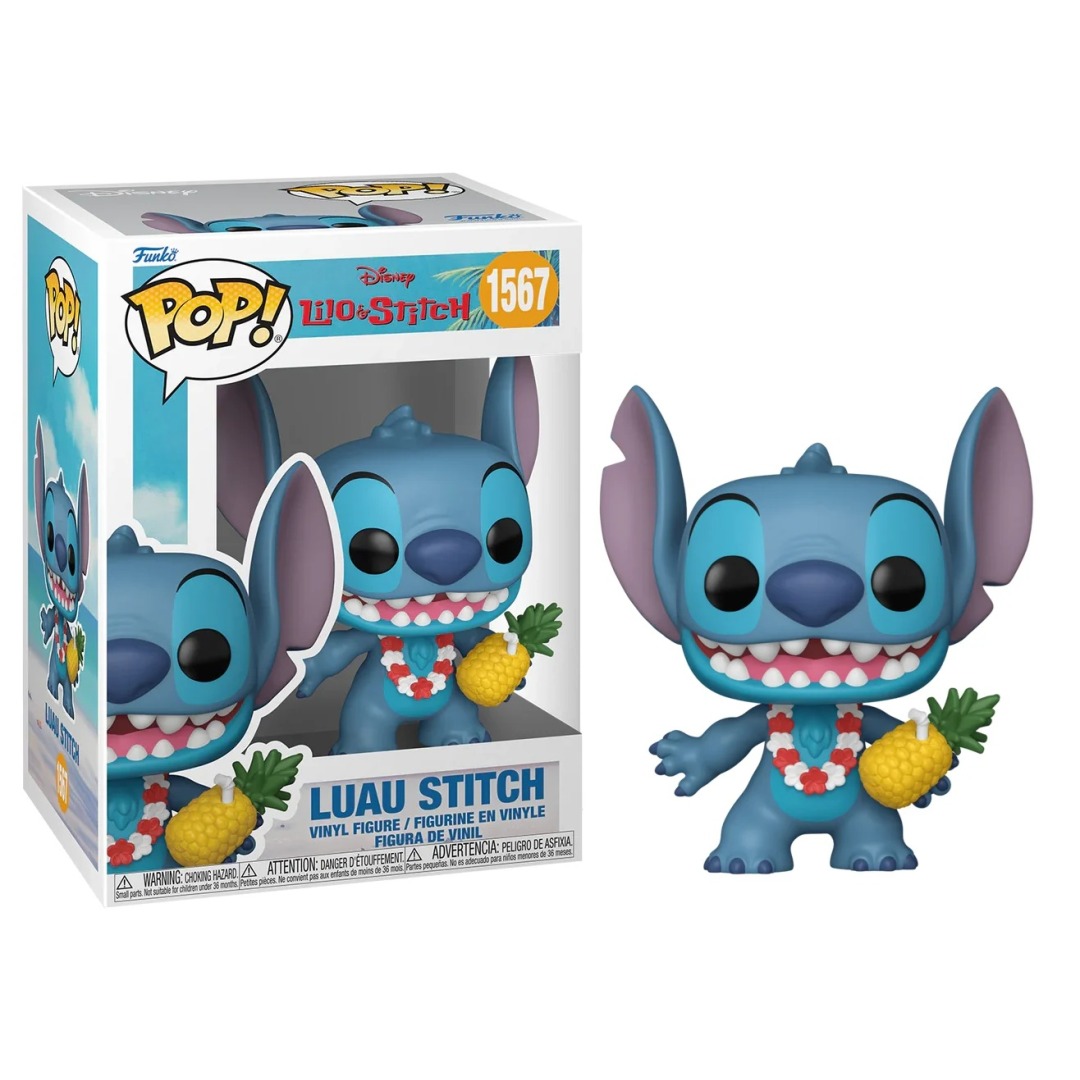 b2cbbbfc4e4841d006eb985606df014b.jpg Funko POP! Disney Lilo & Stitch N° 1567 - Luau Stitch - Image 1