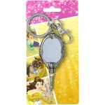 Disney Beauty and the Beast Mirror Pewter Keychain