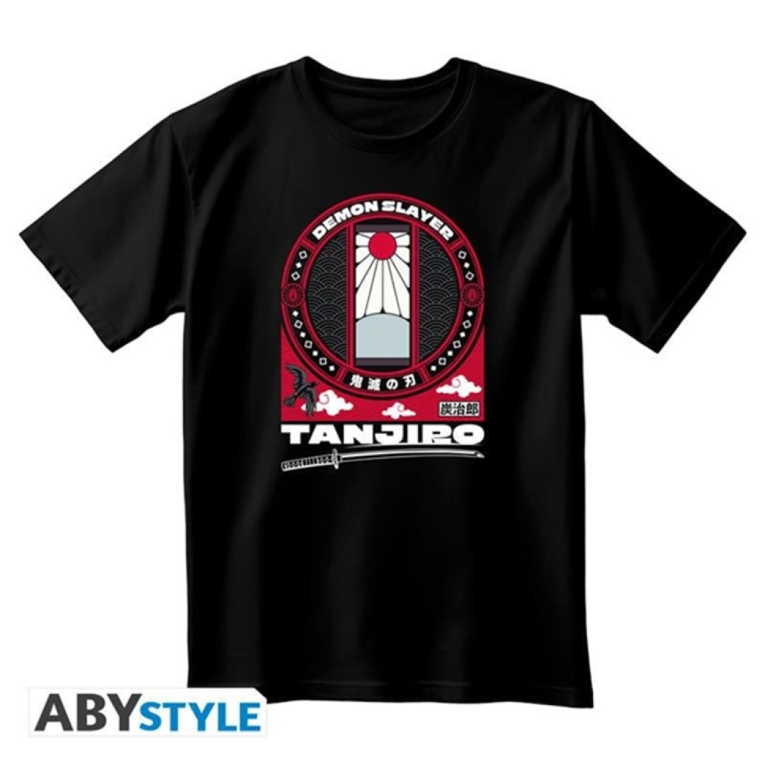 b4b55076734f2590f5cb8b845464dfd1-1.jpg Demon Slayer Tanjiro Inspiration Black T-Shirt (XL) - Image 1
