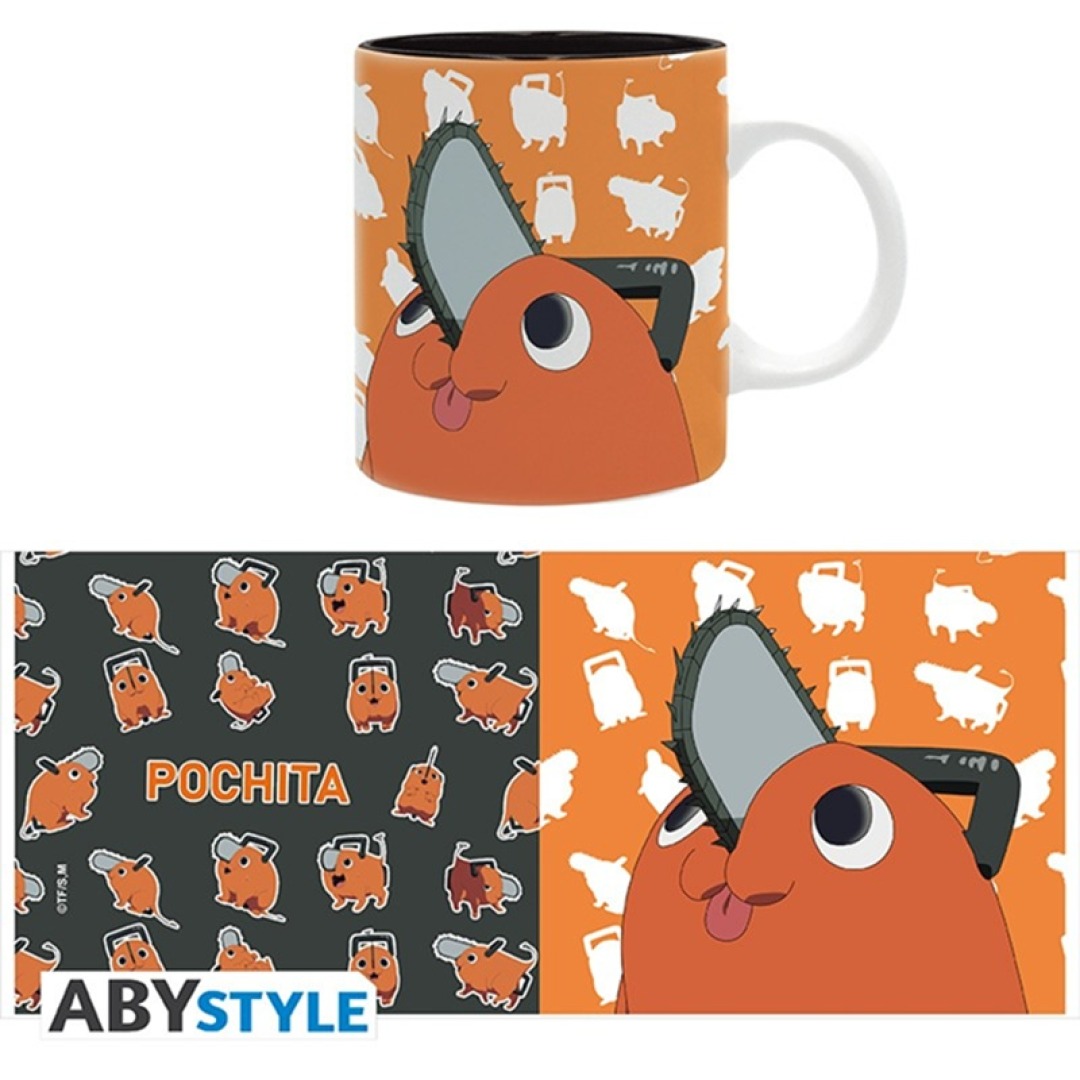 b4ee5aeecb9e4fe0b0c7ed2a8214d69d-1.jpg Chainsaw Man Pochita Mug 320ml - Image 1