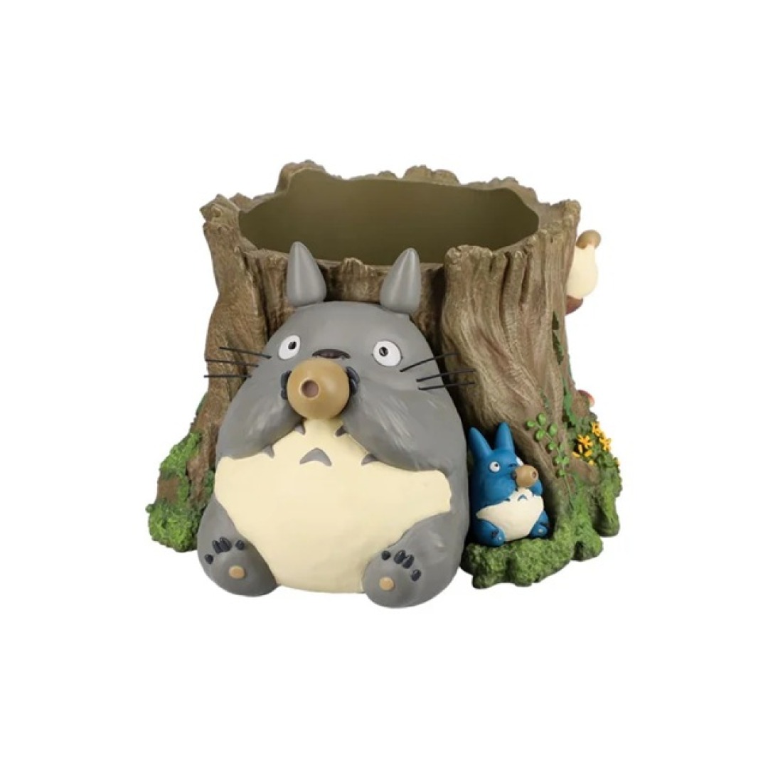 b521f1ade526bbab7bdec574a220293d.jpg Studio Ghibli My Neighbor Totoro Tree Trunk Planter Diorama - Image 1