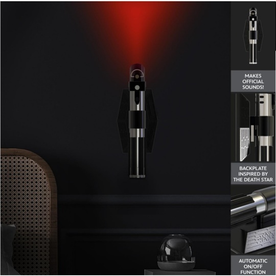 b54e977cd4a51d83f951091ee033e8da.jpg Star Wars Lightsaber Wall Light - Image 1