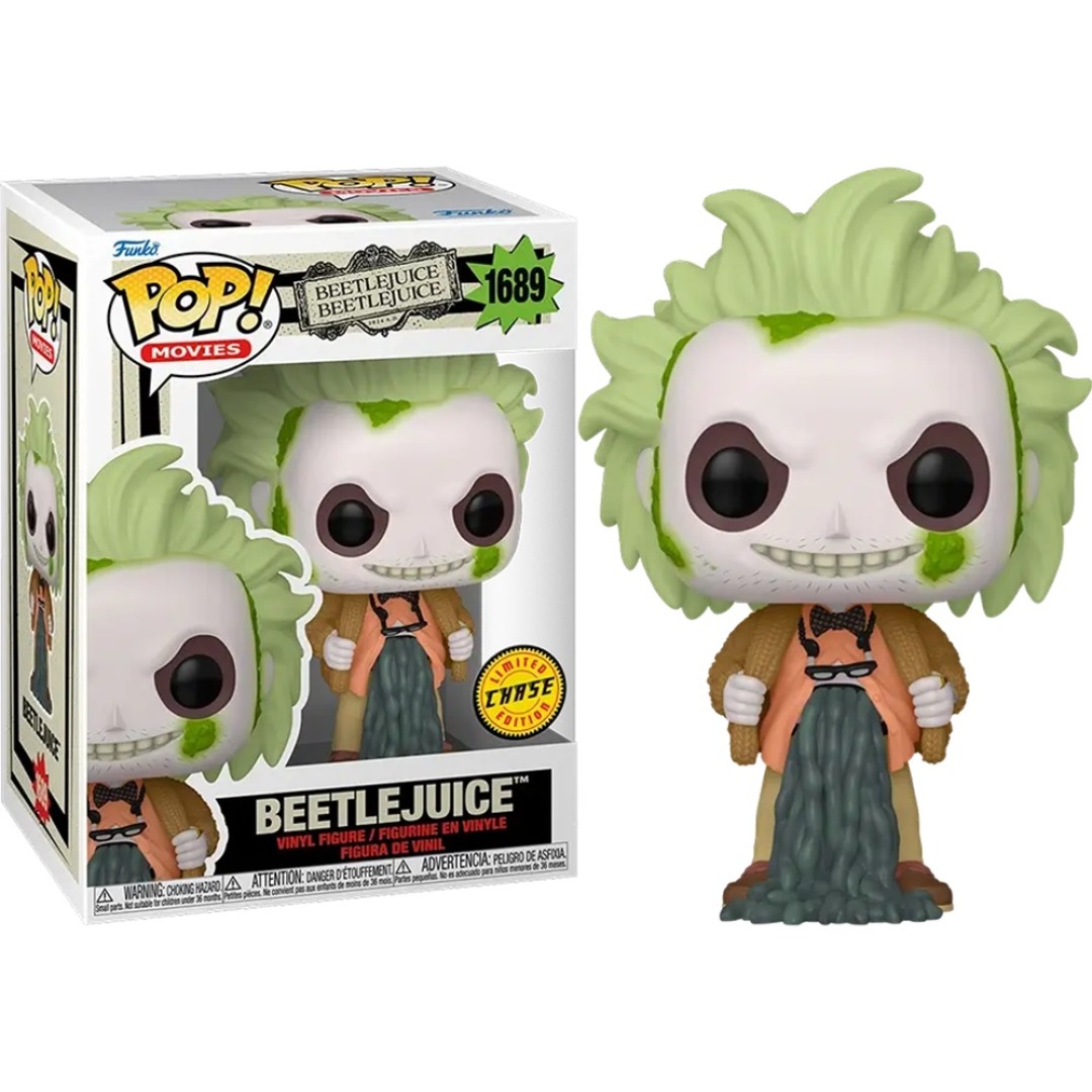 b5ccedf2e8761d81e9871718b087066b.jpg Funko POP! Beetlejuice Bettlejuice N° 1689 - Beetlejuice Chase Edition - Image 1