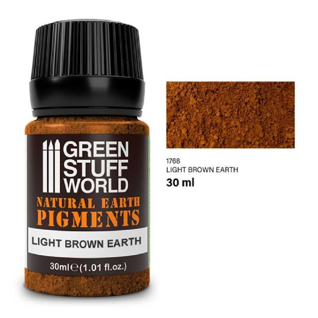 b5e2a7a44d34177fb891b325b8f99ddb.jpg Green Stuff World Natural Earth Pigments Light Brown Earth 30ml - Image 1