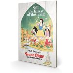 Disney Snow White Still The Fairest Of Them All Print On Wood 40x59cm