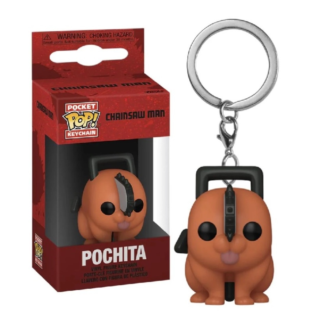 b63678c15f6a0c1b3421dd3f4fdd0f8c.jpg Pocket POP! Keychain Chainsaw Man - Pochita - Image 1