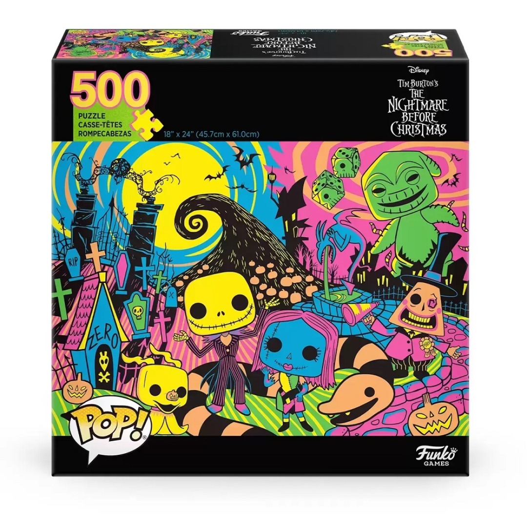 b64b17d5f7d542484901383b5f09ba4d.jpg Funko Games Nightmare Before Christmas 500 Pieces - Image 1