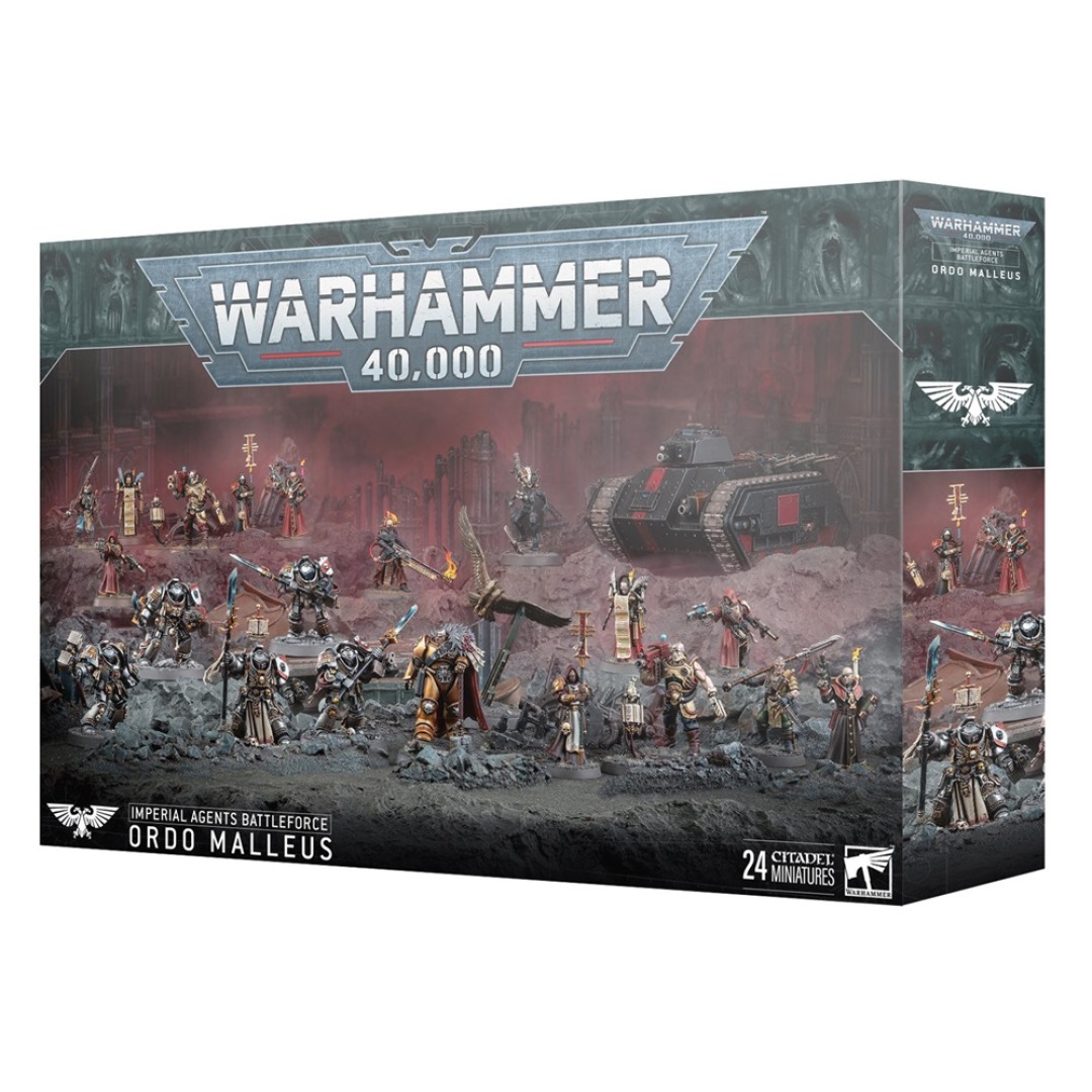 b77c36c6ff46f60780c688070c1ba8b2.jpg Warhammer 40,000 Imperial Agents Battleforce Ordo Malleus (68-03) - Image 1