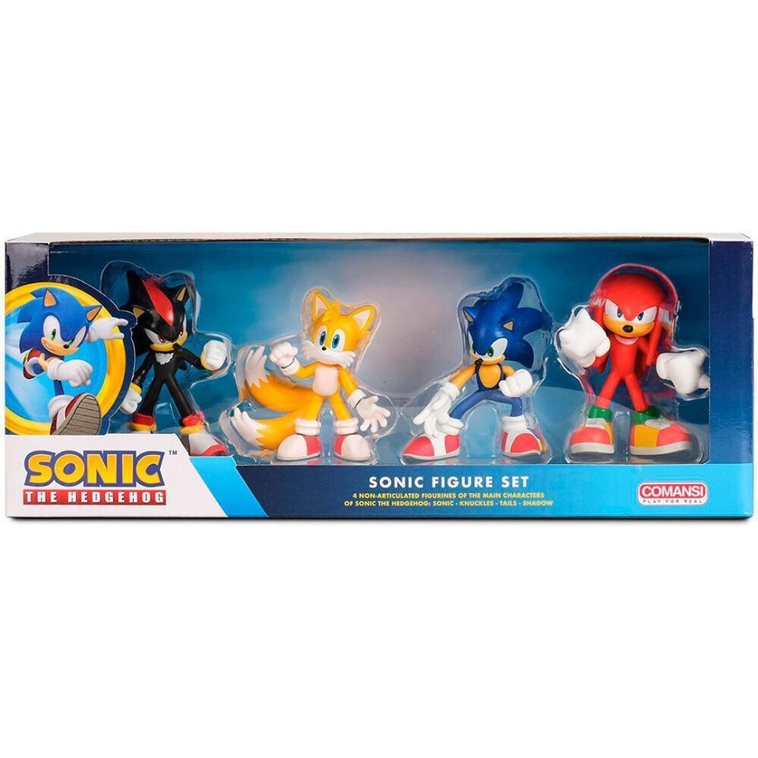 Sonic The Hedgehog Set of 4 Figures | Buy Online Malta | GamesPlus
