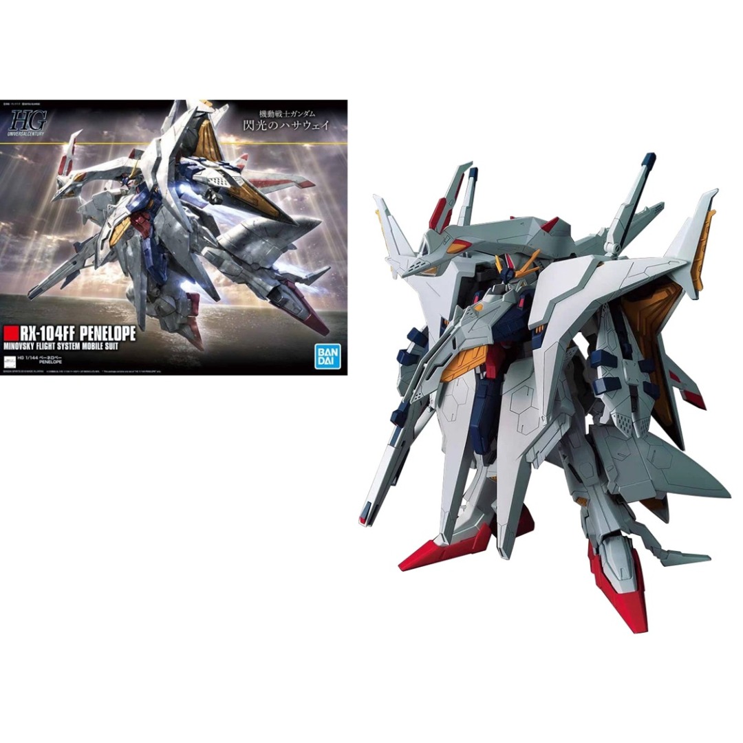 b89a43522189430af73dda7bb469c78a.jpg Gundam Penelope HGUC 1/144 Bandai Model Kit - Image 1