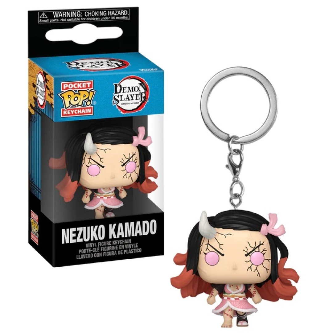 b907434c299b8c292ab709fe8f286623.jpg Pocket POP! Keychain Demon Slayer - Nezuko Kamado - Image 1