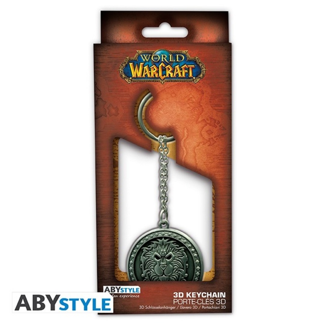 b97244b8d3ea2d8bdb27a8a448cf8ca3-1.jpg World Of Warcraft Alliance 3D Keychain - Image 1