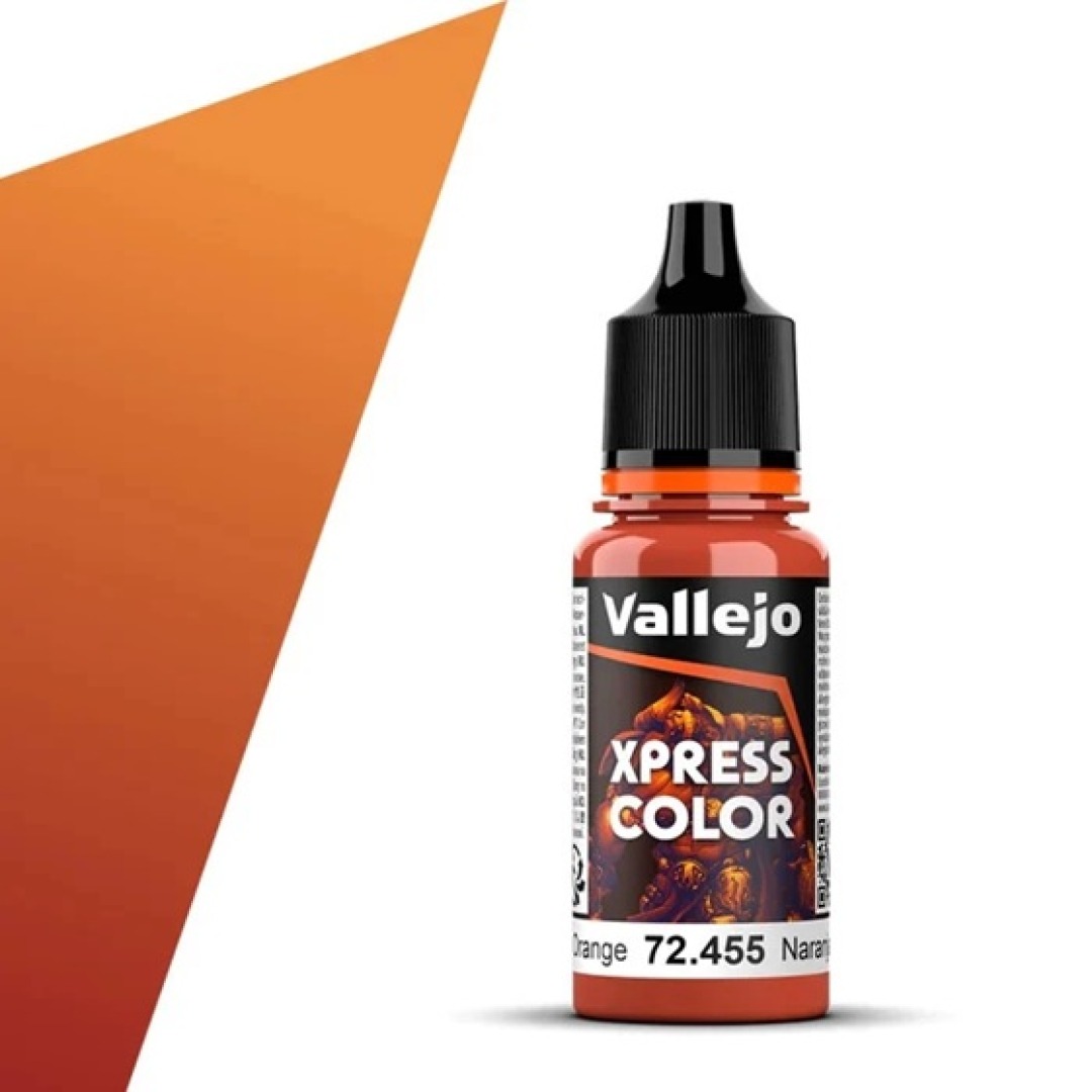 b9cb5c6f3cd12ddb80fb1feda81b0e51.jpg Vallejo Xpress Color Chameleon Orange 18ml - Image 1