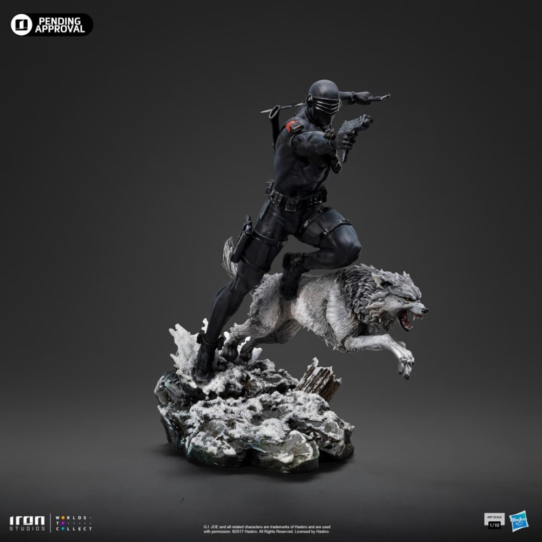 ba7de001810ef4aa61243e3b1a00f797.jpg G.I. Joe Snake Eyes 1/10 BDS Art Scale Iron Studios Statue - Image 1