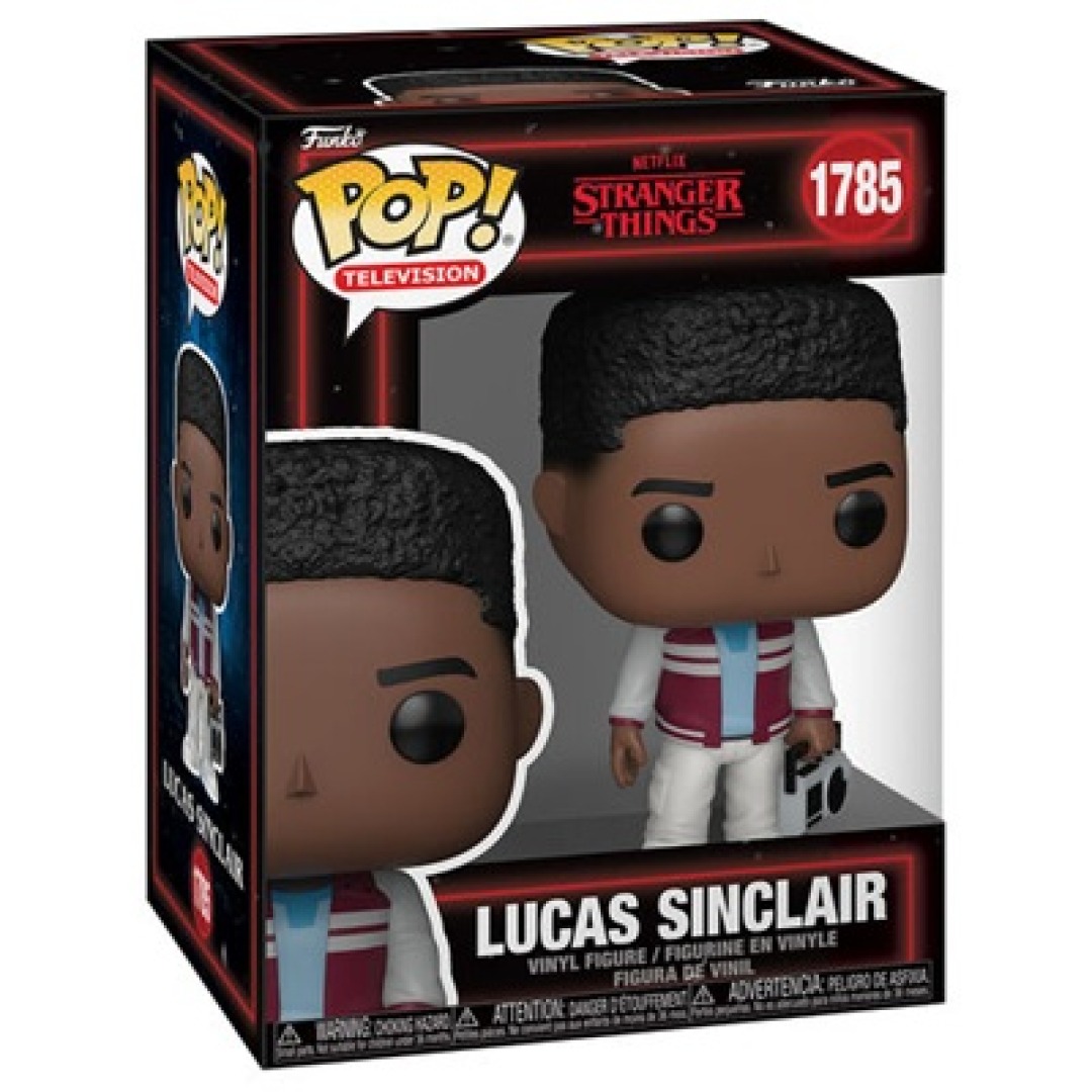 bbccc3bb9c4c90a82d94287c74301a98.jpg Funko POP! Stranger Things N° 1785 - Lucas Sinclair - Image 1