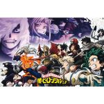 My Hero Academia Heroes vs Villains Poster 91x61cm