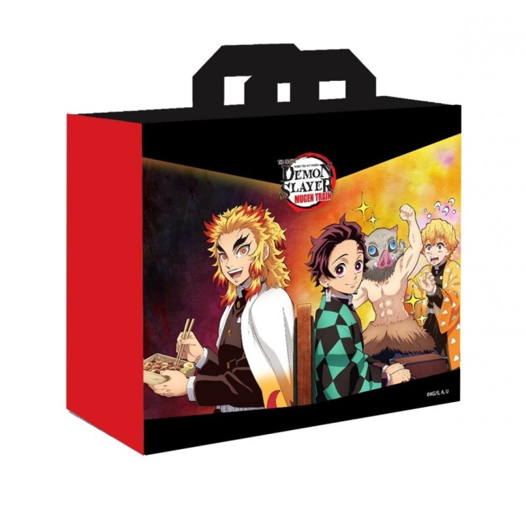 bc2de17cb859a0d2197f22ae4b2b2910.jpg Demon Slayer Rengoku & Tanjiro Shopping Bag - Image 1