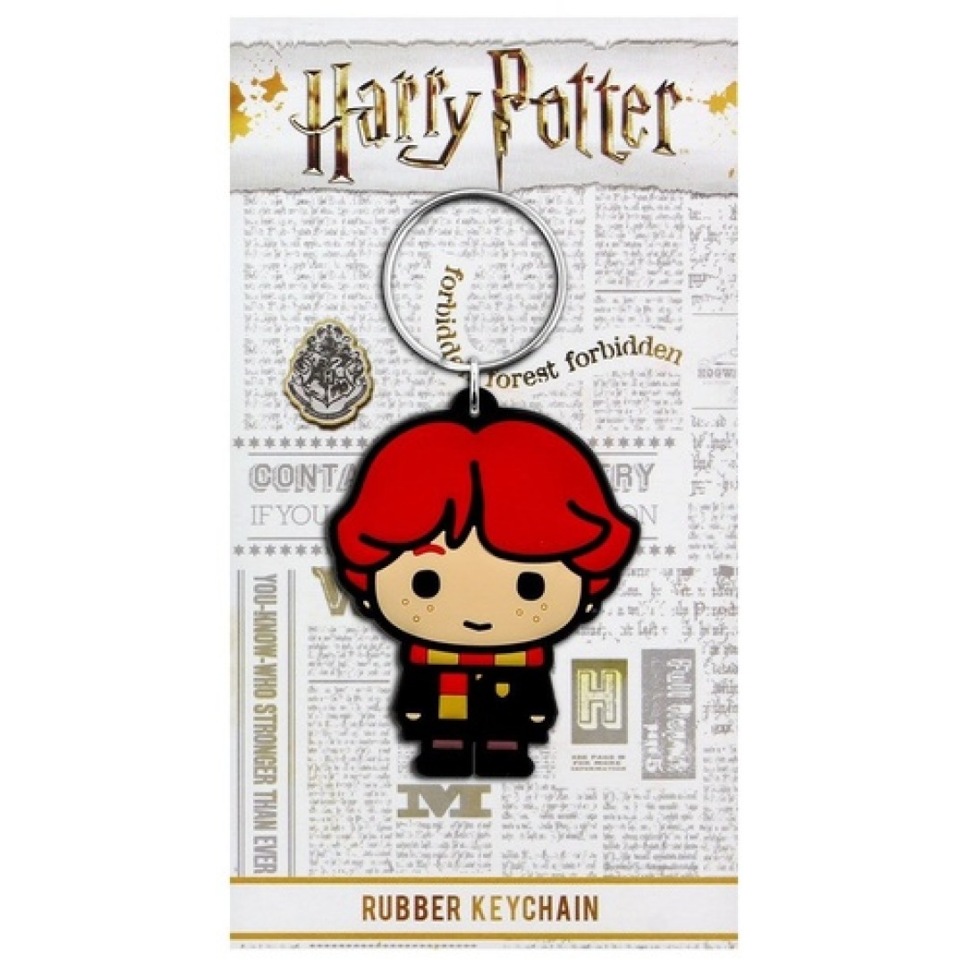 bc90aaa289454f1a59f3472c03a80dbd.jpg Harry Potter Ron Weasley Rubber Keychain - Image 1