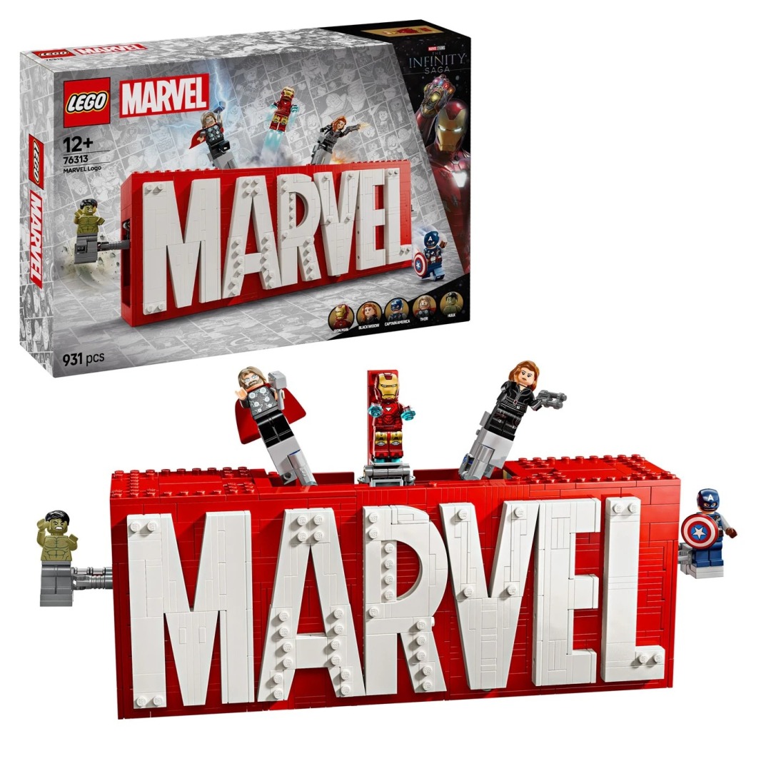 bdd4e3c671e2b15e368772f90c41a2f6.jpg LEGO Marvel 76313 Marvel Logo & Minifigures - Image 1