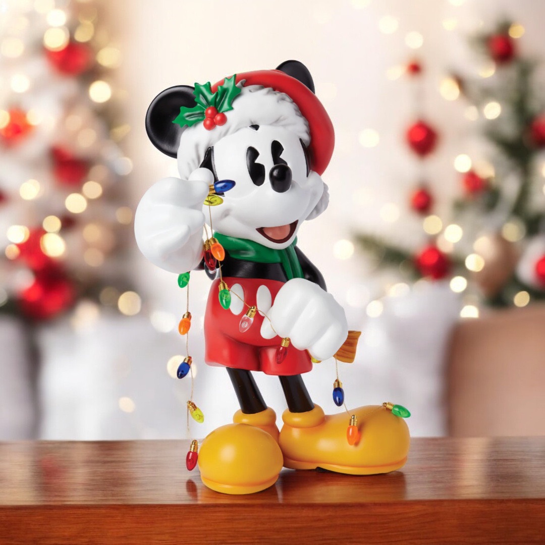 bdeb4515c7a962603295f27eb1a045f4-2.jpg Disney Christmas Mickey Mouse Big Showcase Figurine - Image 1
