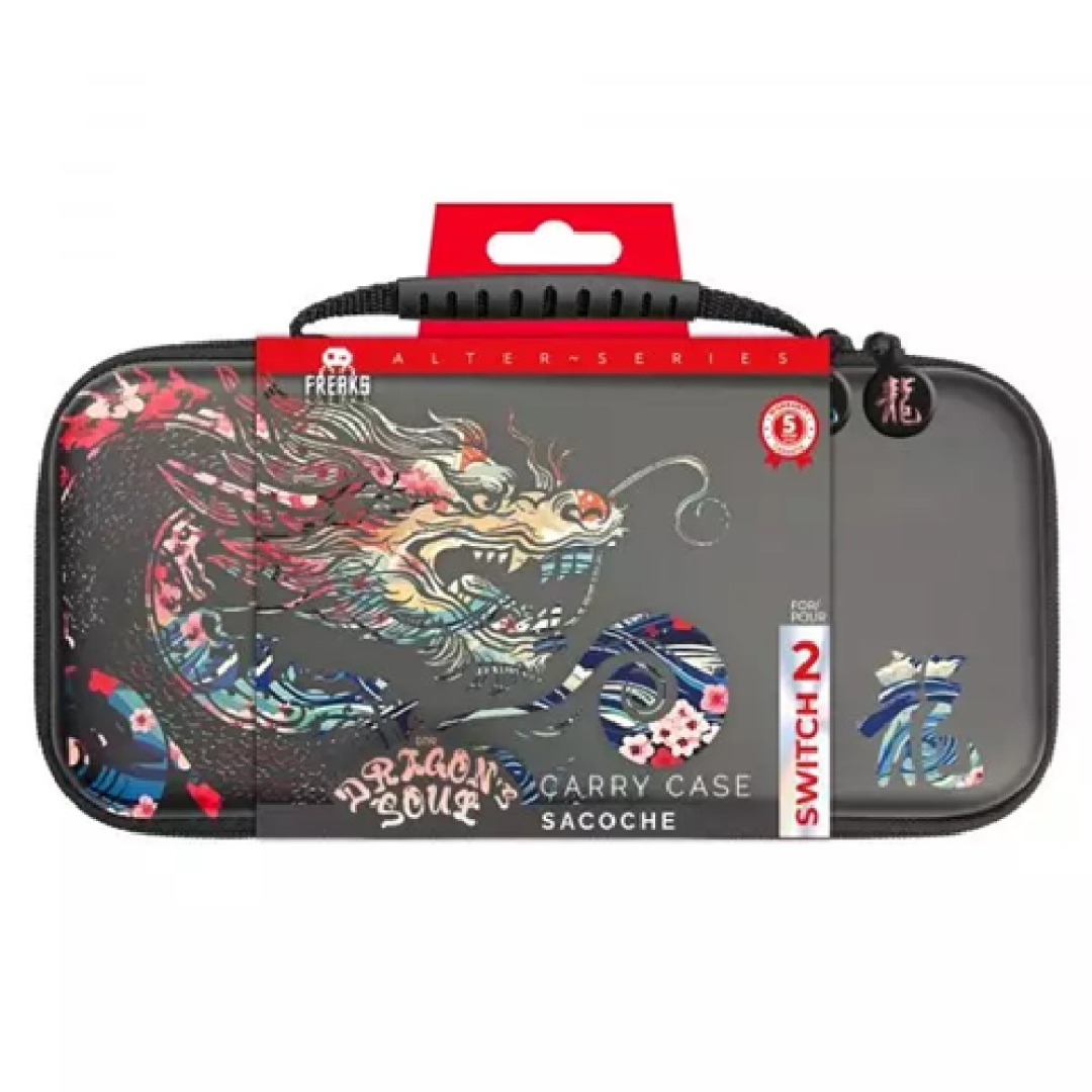 be12bc5752f961a4ae390e7b882cfc6d.jpg Freaks & Geeks Nintendo Switch 2 The Dragon Soul Carry Case - Image 1