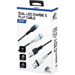 Panthek Dual USB-A / USB-C Cable 3M