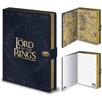 The Lord Of The Rings Map A5 Premium Notebook