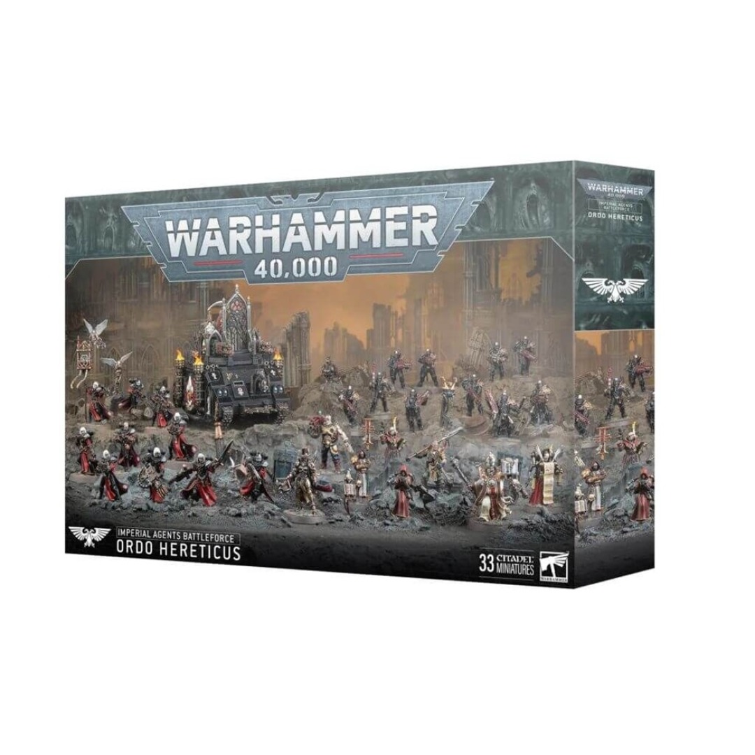 bf637153ae05f8c0ea0b8d6b027dbb2d-1.jpg Warhammer 40,000 Imperial Agents Battleforce Ordo Hereticus (68-02) - Image 1