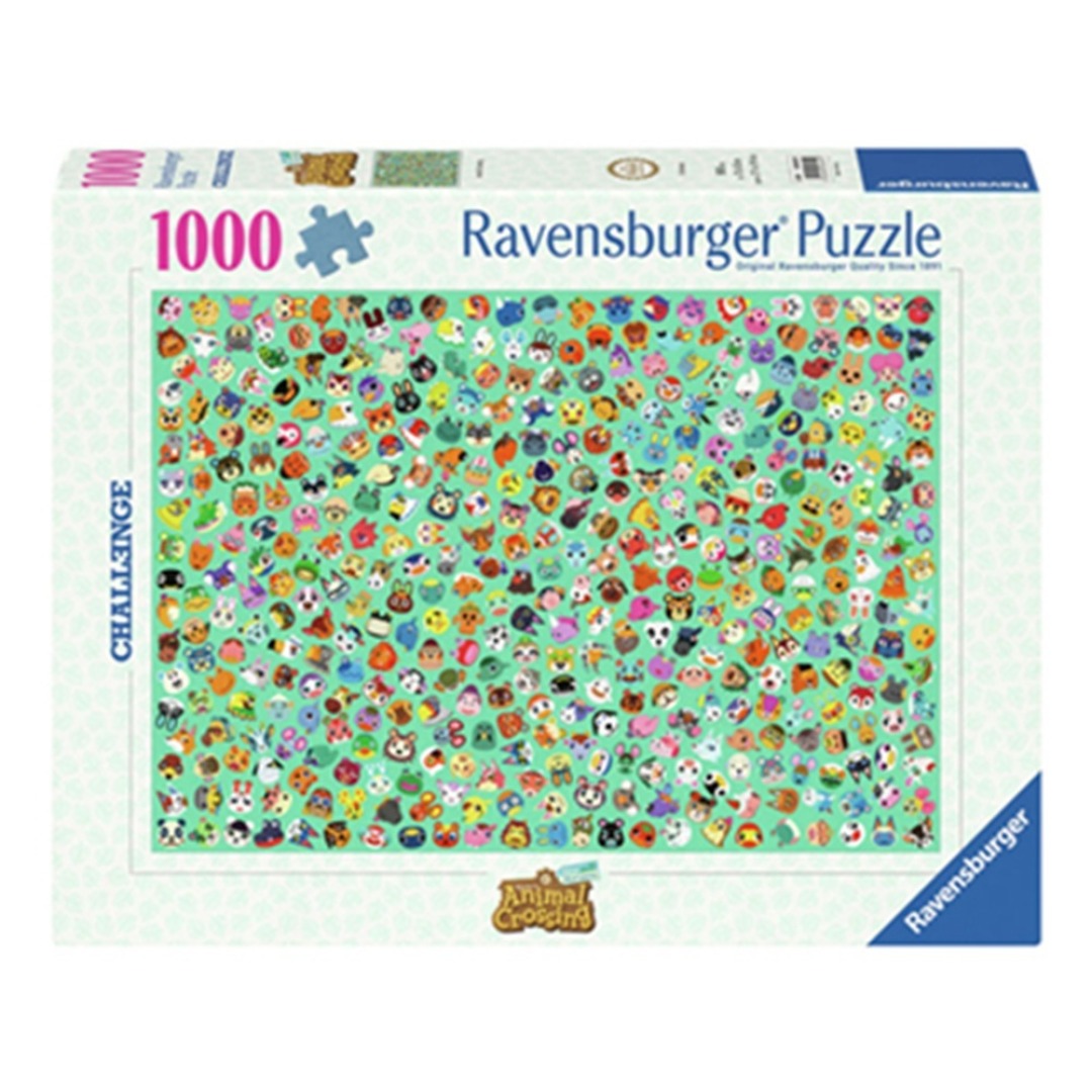 bfb55cf9d45c5daa6dc82fe34236dfd5.jpg Animal Crossing Challenge Puzzle 1000 Pieces - Image 1
