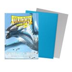 Dragon Shield Sky Blue & Silver Matte Dual Sleeves (100ct)