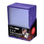 Ultra Pro Toploader 3" x 4" Purple Border (25 Pieces)
