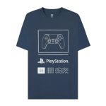 PlayStation DualSense Dark Blue T-Shirt (L)