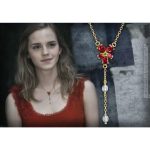 Harry Potter Hermione's Red Crystal Noble Collection Necklace