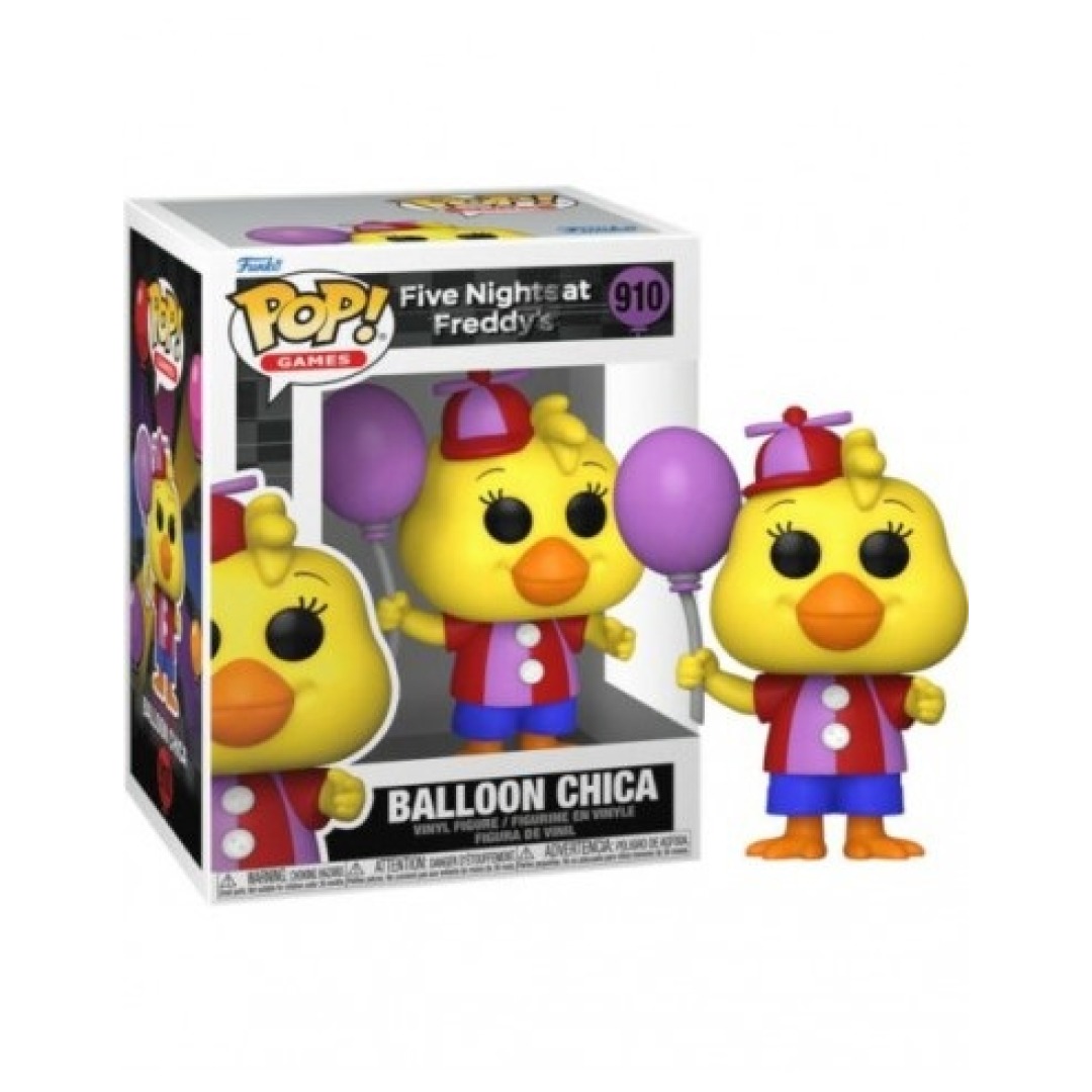 c18d6d555525e60e5ad805172c001c32.jpg Funko POP! Five Nights At Freddy's N° 910 - Balloon Chica - Image 1