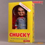 Chucky Sneering Chucky Sound Mezco Doll 38cm