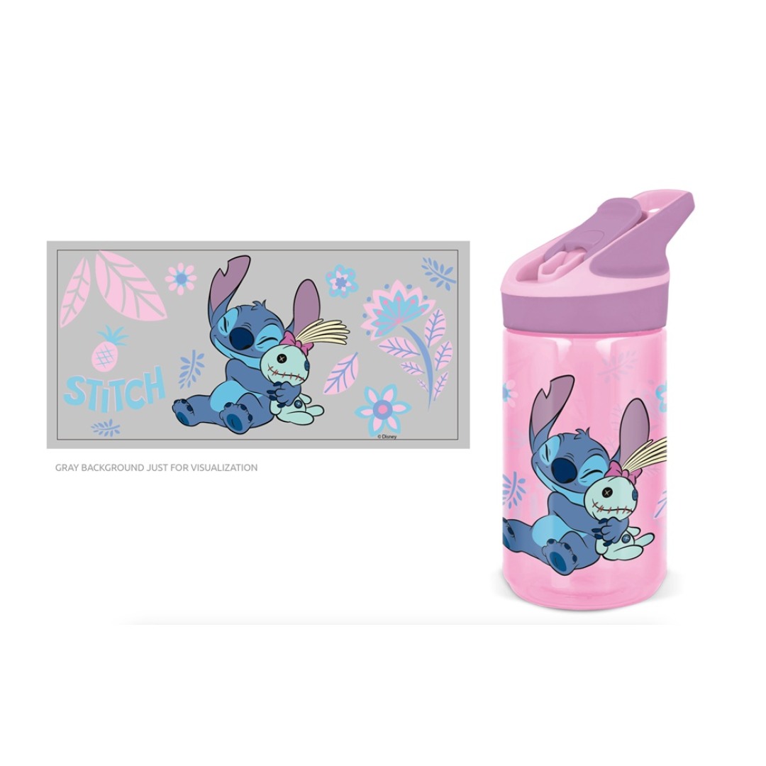 c26ee165a7e80467d86fbd04becd0d5c.jpg Disney Stitch Watercolor Sport Bottle 480ml - Image 1