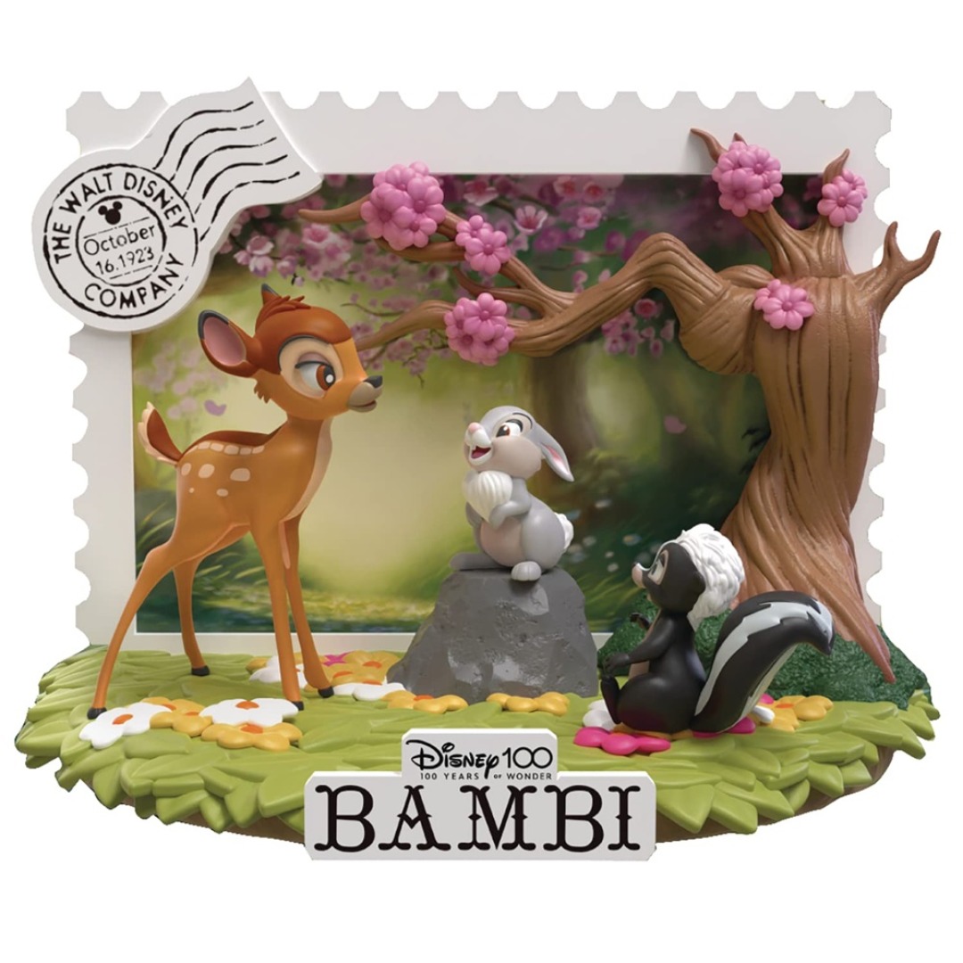 c2ad7da84392da64db61d870779718e6.jpg Disney 100 Years Bambi Diorama D-Stage Beast Kingdom Statue - Image 1