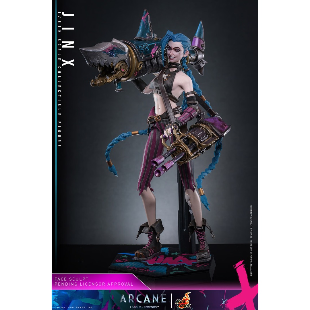 c2c2175466a25c6b8d55f435b492d3bb.jpg League Of Legends Jinx Sixth Scale Hot Toys Figure - Image 1