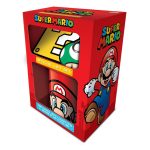 Super Mario Mug, Coaster & Keychain Gift Set