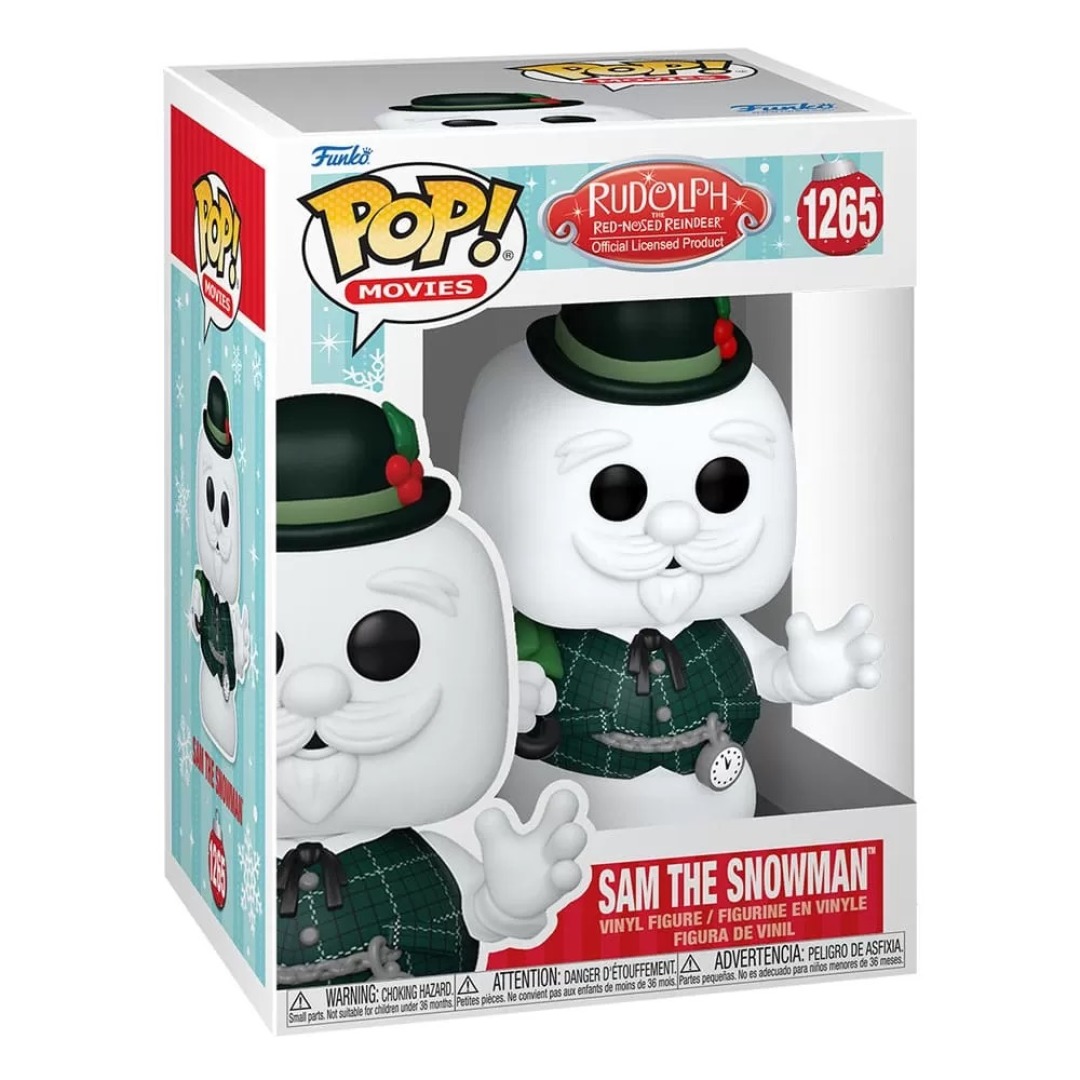 c361f10f941c6a50a51b6c9d6906cd04.jpg Funko POP! Rudolph Red-Nosed Reindeer N° 1265 - Sam The Snowman - Image 1