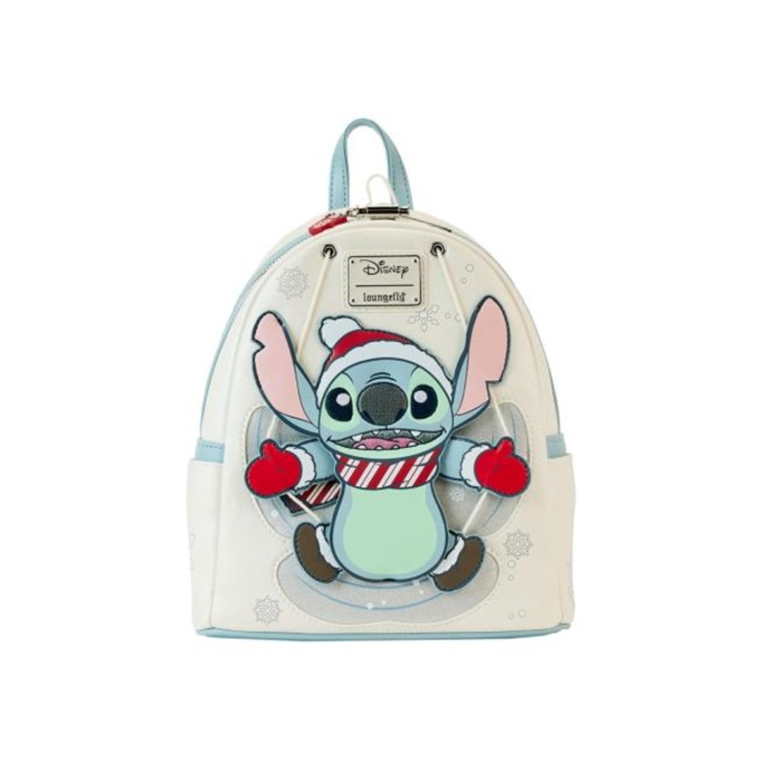 c39c4c616419dfd2fc2df95f9a6dc1c1-1.jpg Disney Stitch Snow Angel Loungefly Backpack - Image 1