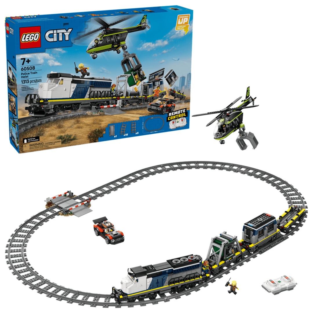 c57d6d330cf1db94bf70fce4754d8b84.jpg LEGO City 60508 Police Train Heist - Image 1