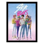 K-Pop Demon Hunters Saja Boys Frame 45x35cm