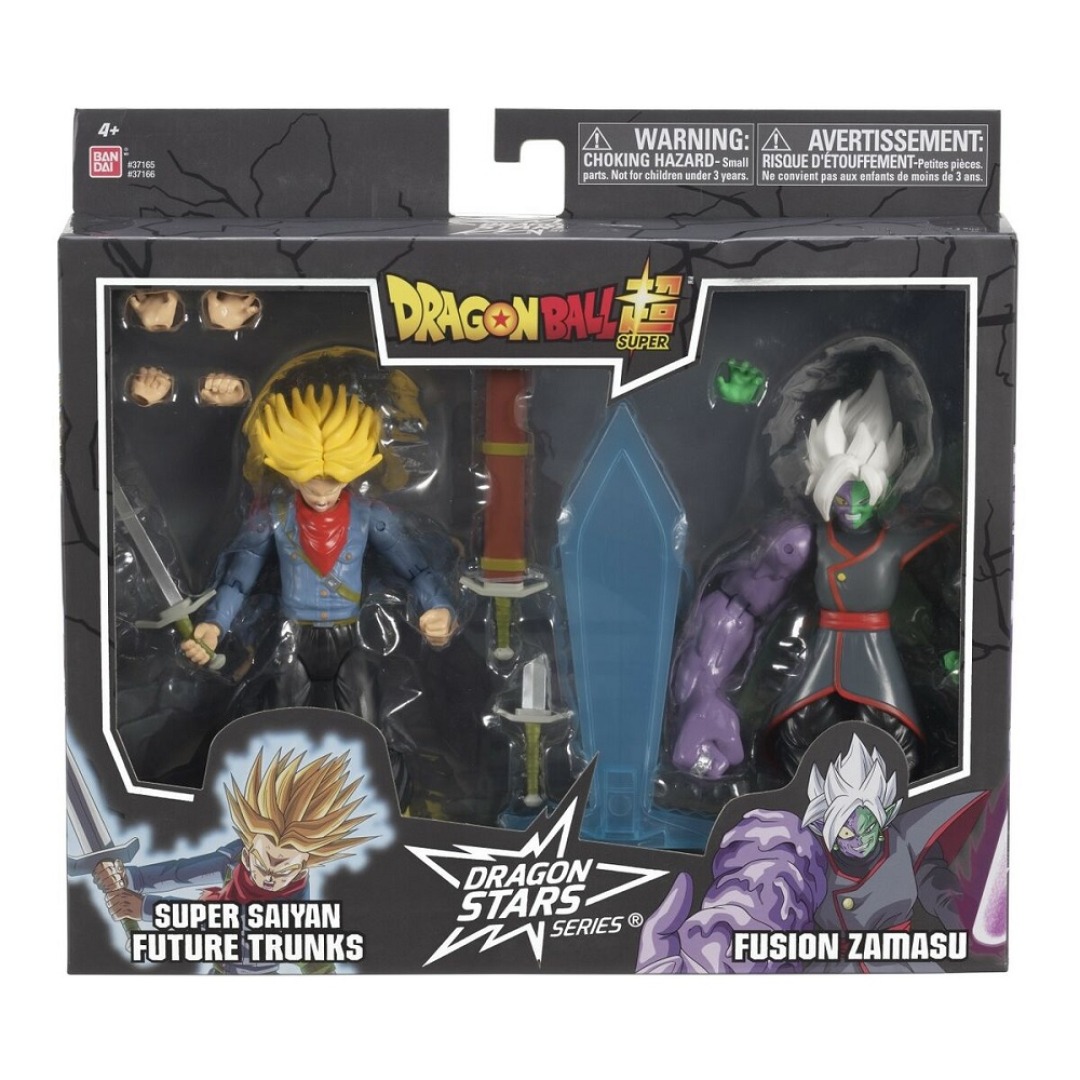 c6ddf53005ae27d68aa9bfe4fd6eecf7.jpg Dragon Ball Future Trunks vs Fusion Zamasu Battle Pack Dragon Stars Figures - Image 1