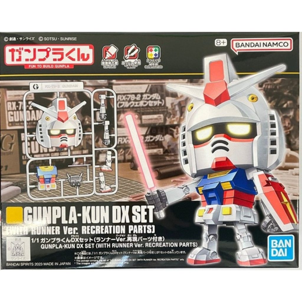 Mô hình Gundam Gunpla-kun DX Set with Runner Ver. Recreation Parts Mô hình Gundam Gunpla-kun DX Set with Runner Ver. Recreation Parts