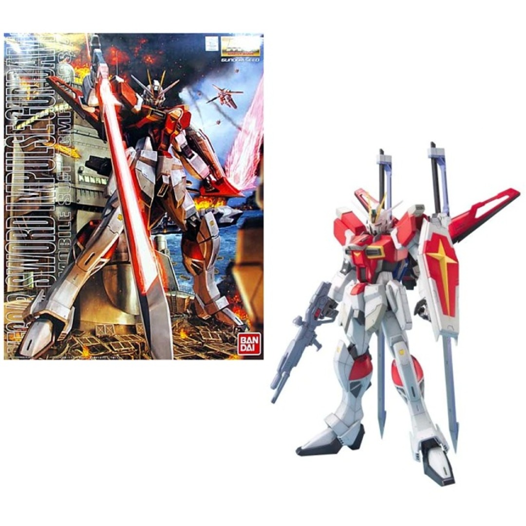 c83e8814b14a4881b9055158c8a3dcc6.jpg Gundam Sword Impulse Gundam 1/100 MG Bandai Model Kit - Image 1