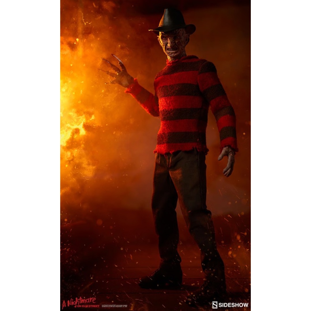 c909f201dbc9eaaa37174be2bcd6d1b7.jpg Freddy Krueger Sixth Scale Sideshow Figure - Image 1
