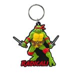Teenage Mutant Ninja Turtle Raphael Soft Touch Keychain