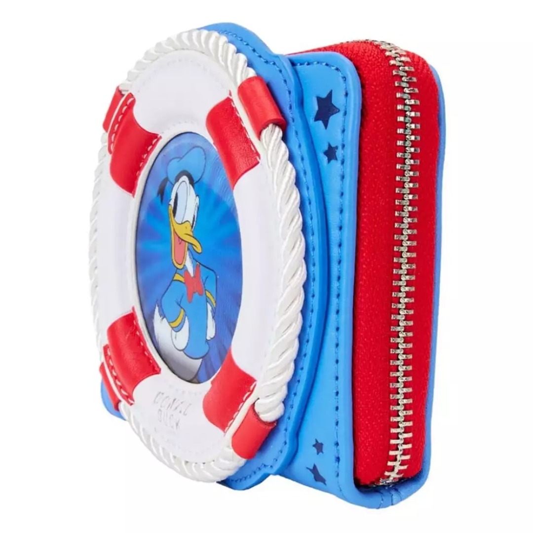 ca0aaa41f3faec36c08754c2e82b9285-1.jpg Disney Donald Duck 90th Anniversary Loungefly Wallet - Image 1