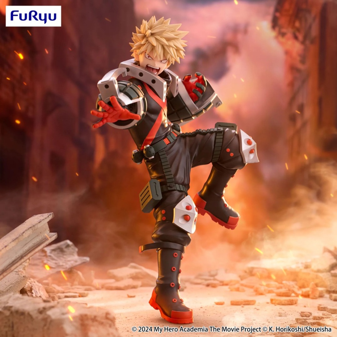 cbf143dd299f70448d1d7a704cddd2d4.jpg My Hero Academia Katsuki Bakugo Trio-Try-It Furyu Statue - Image 1